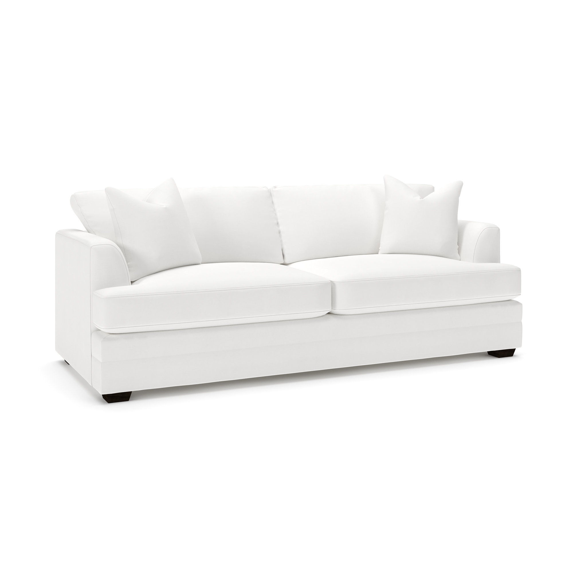 Edan Upholstered Sofa, Bayou Off White Canvas