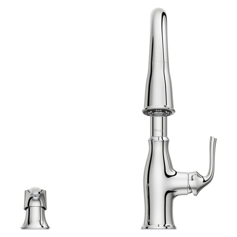 Pfister Rosslyn 1-Handle Pull-Down Kitchen Faucet, Polished Chrome