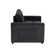 53.5"W Velvet Convertible Sleeper Loveseat With Tufting & Side Pocket,Black