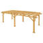 Serre L 10 pi. Pergola en bois massif