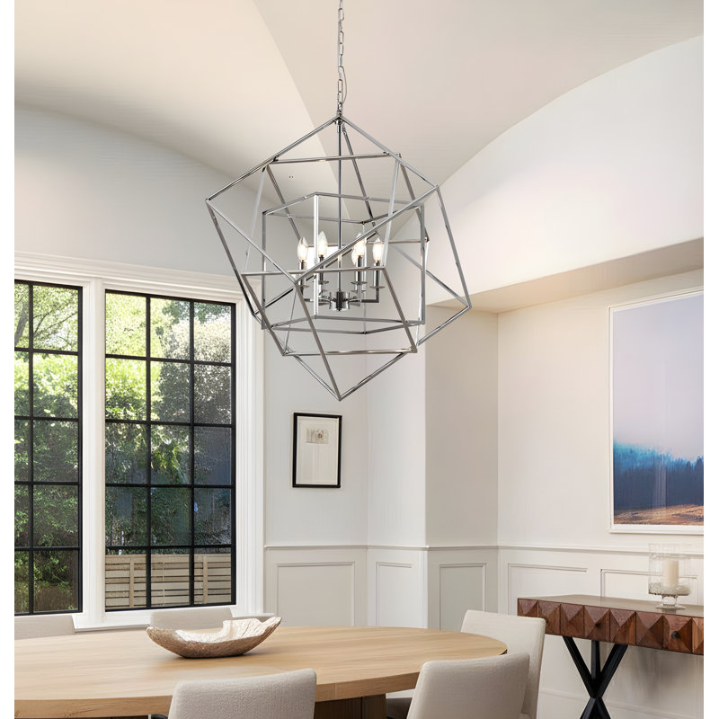 Bassler Unique Geometric Chandelier