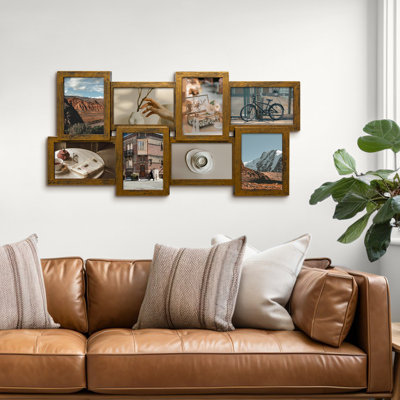 Cadre mural photo 8 photos 4 x 6
