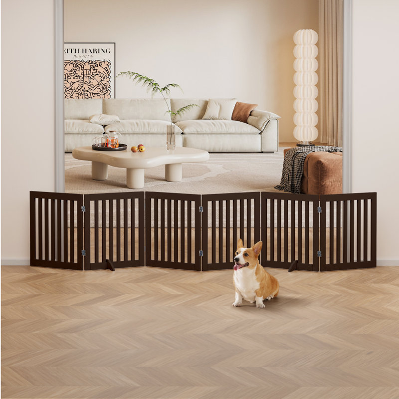 Barrière pour animaux sur pieds Ignacio, H 24 po x l 120 po