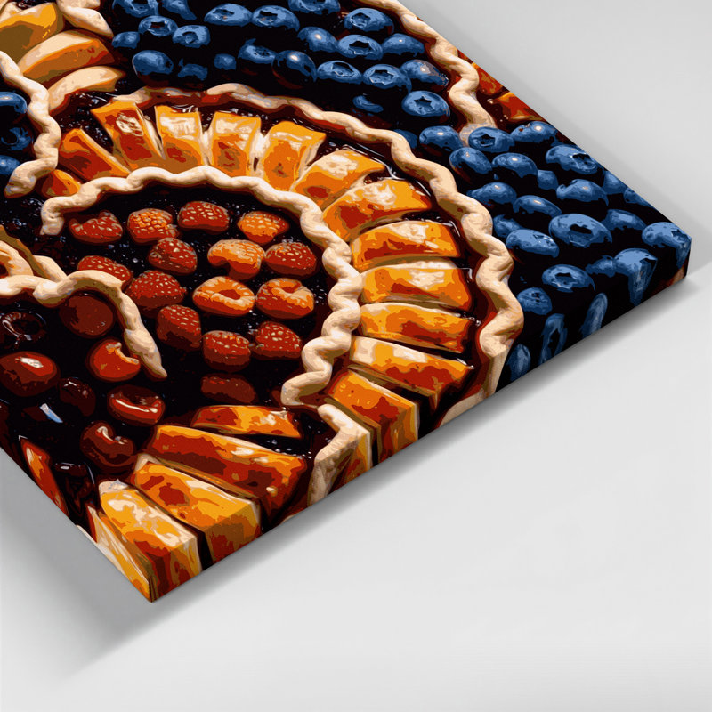 Art mural sur toile Desserts, H 8 po x l 10 po