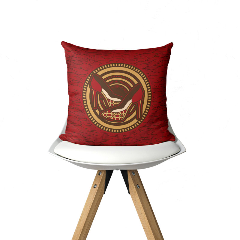 Coussin Fara Tribal Fashion, 18" x 18"
