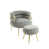 Velours gris velours est en rupture de stock