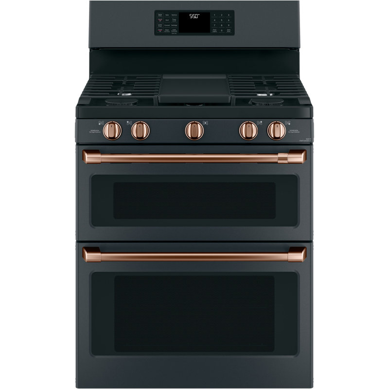 Freestanding Gas Range Handle Kit, Brushed Copper