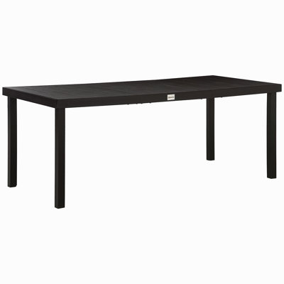 Table de salle à manger d'extérieur 75 po x 35 po pour 8 personnes Outsunny, table de jardin rectangulaire
