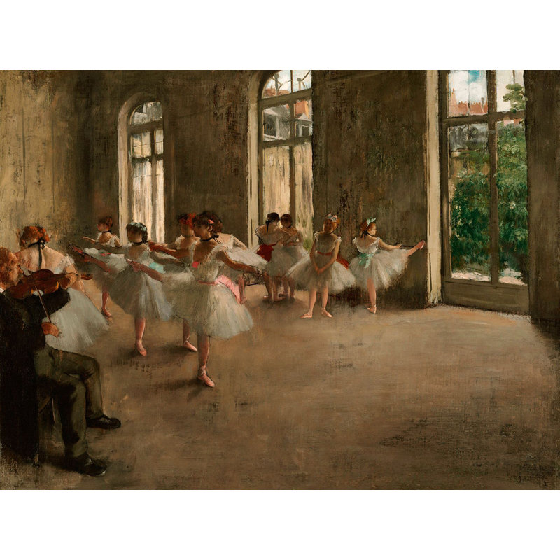 The Rehearsal by Edgar Degas - Wrapped Canvas Painting, 50cm H x 70cm W x 4cm D