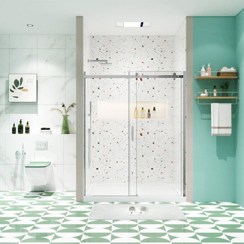 Porte de douche en verre