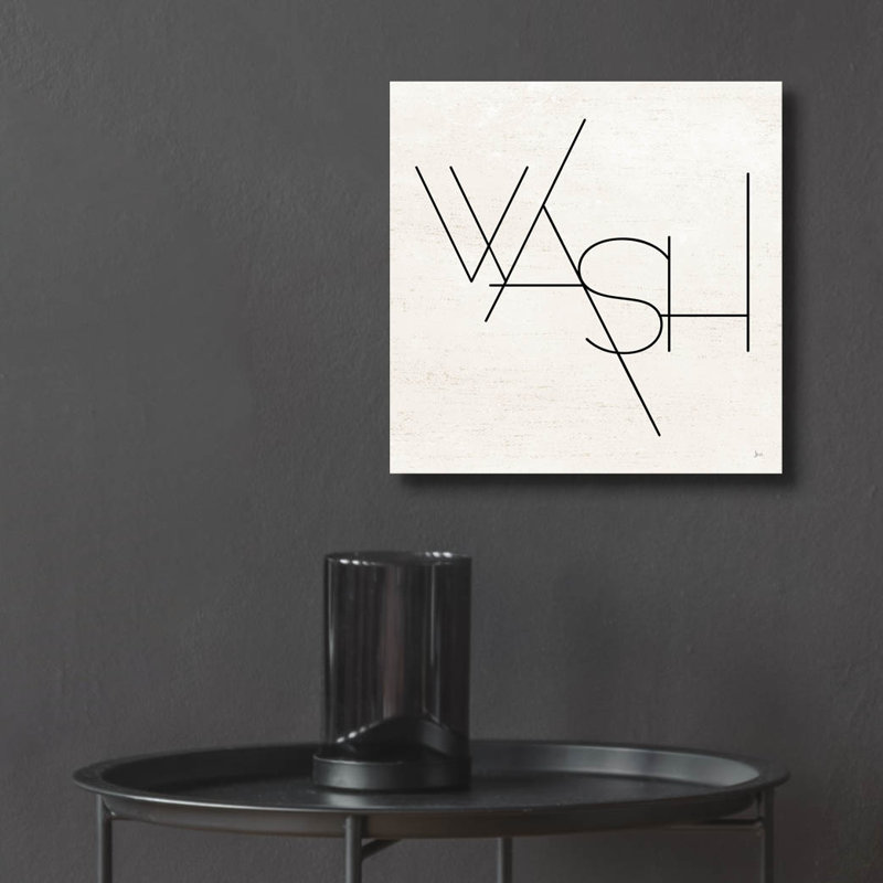 «Wash Dry Fold I» par Jess Aiken, art mural en verre acrylique, H 24 po x l 24 po x P 0,2 po