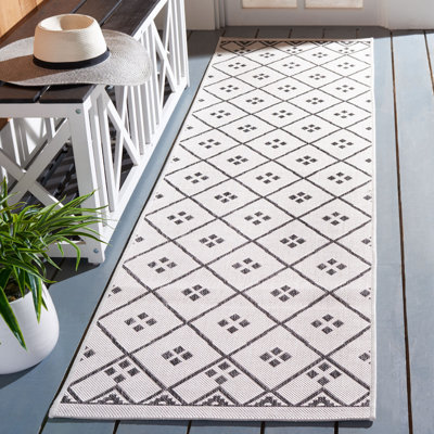 Tapis intérieur / extérieur ivoire Maebel