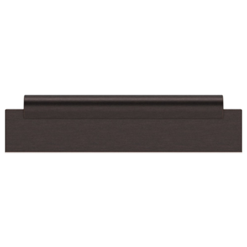 Venetian Bronze Modern Cup Pull with Mounting Hardware