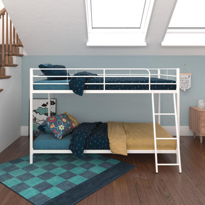 Ahmad Kids Twin Over Twin Bunk Bed
