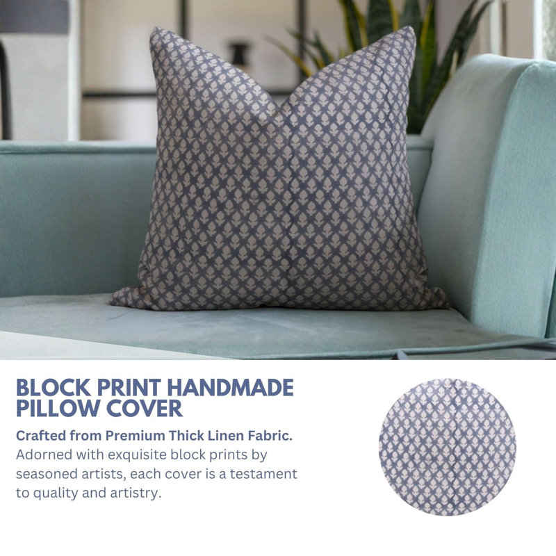 Linen Indoor/Outdoor Pillow Cover, Square, 18" x 18"