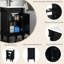 Meuble-lavabo simple autoportant de 18 po de largeur avec comptoir en céramique et tablette réglable-1091421587