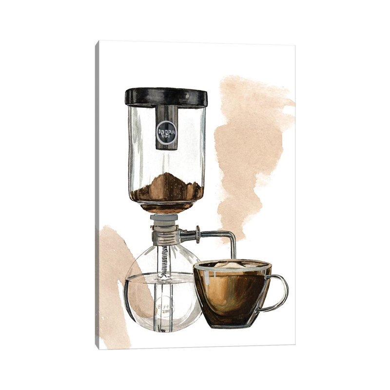 Morning Coffee II by Melissa Wang - Wrapped Canvas Gallery-Wrapped Canvas Giclée, 66.04 cm H x 45.72 cm W x 1.91 cm D