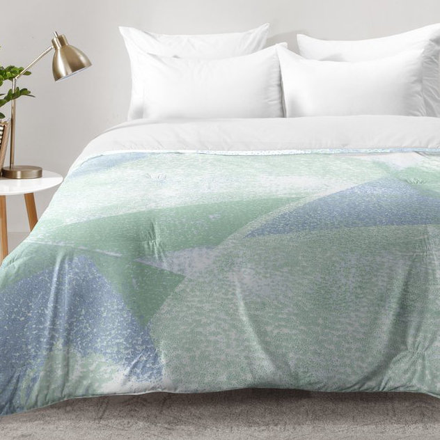 Susanne Kasielke Modern & Contemporary Polyester Geometric Shapes Comforter, Full/Queen Comforter + 2 Standard Shams