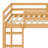 Bunk Bed Including APP-Controlled 7-Color LED Lights, USB Ports, Storage Shelves and 2 Drawers-1973853932
