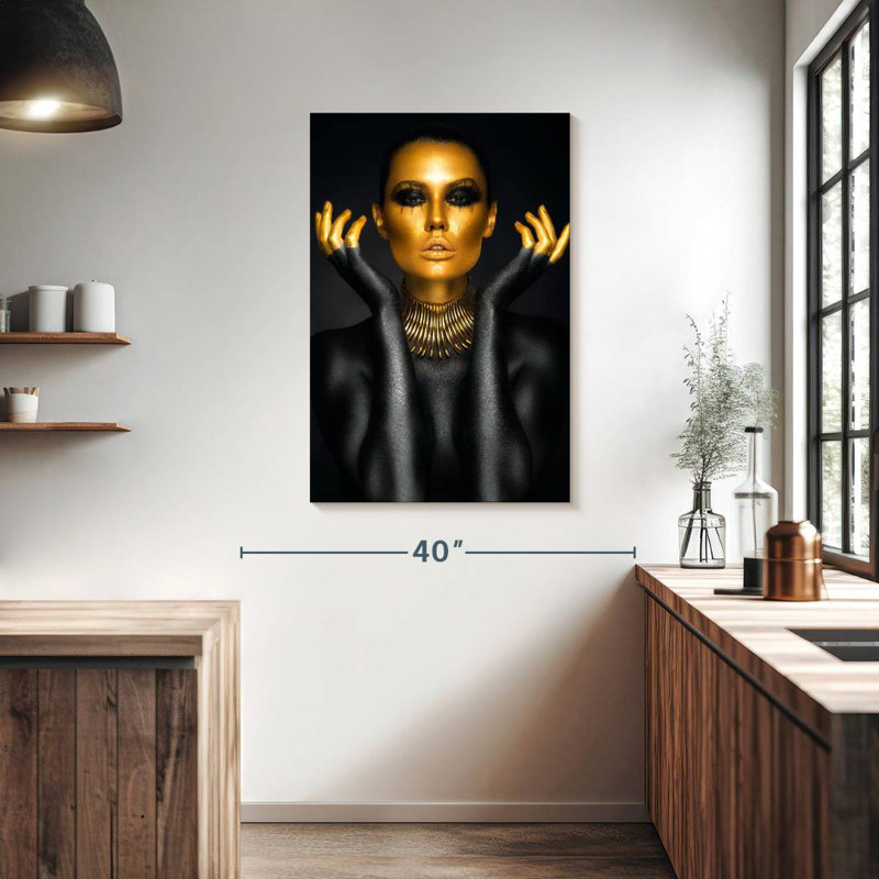 Model, 39" H x 26" W