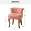 Fauteuil de coiffeuse avec pieds en bois massif Jonna-533703211