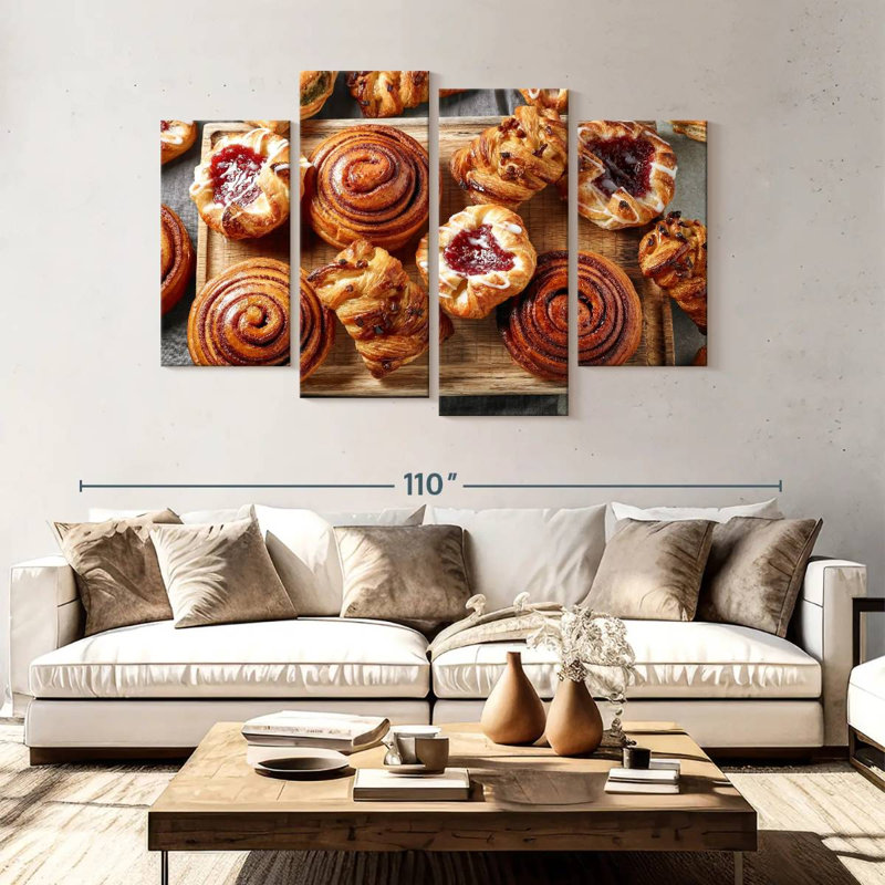 Yarlin Danish Baked Goods, 54'' H x 84'' W