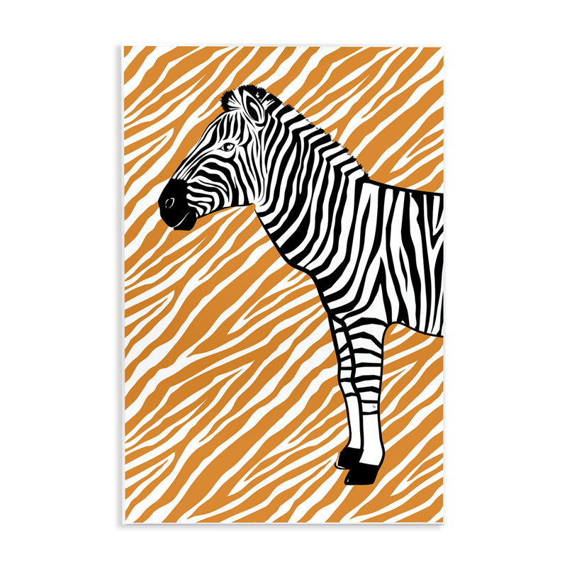 «Zebra Stripes» par Martina Pavlova, H 15 po x l 10 po
