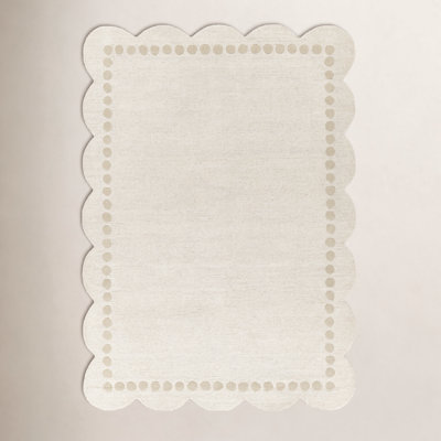 Lola Ivory Hand-Tufted Wool Rug