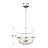 Natavius 4-Light Convertible Semi-Flush or Pendant in Polished Chrome-1783139586