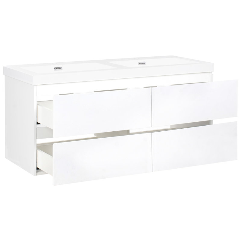 Napa 120mm Double Bathroom Vanity with Basin, White