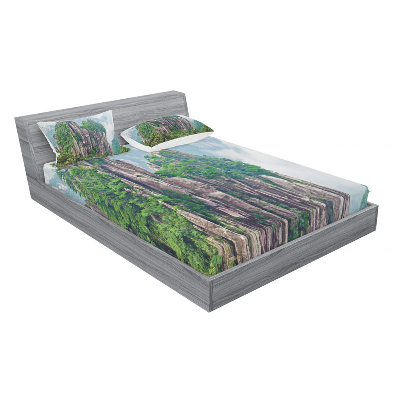 Microfiber Sheet Set, Full Sheet Set with Fitted Sheet