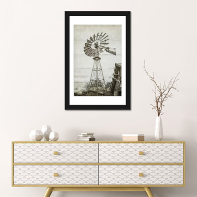 « eolienne water pump », photographie sur toile
