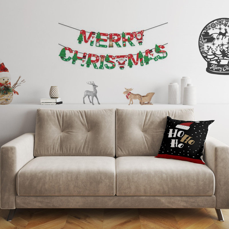 Coussin lavable de qualité supérieure, 17,0 x 17,0 pouces, 50% coton / 50% polyester, rembourrage en silicone, fermeture à glissière dissimulée | Doux, confortable et repassable | Parfait pour la décoration intérieure, le salon et la chambre à cou