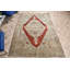 Grand tapis turc en laine fait à la main avec un décor bohémien pour votre salon offrant un style antique