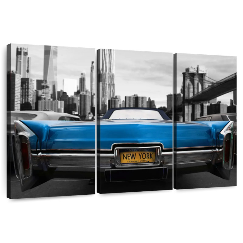 Mehar New York Cadillac Pop, H 32 po x l 50 po