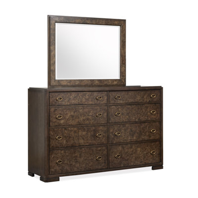 Garofalo Drawer Dresser With Landscape Mirror