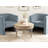 Iqrame Wooden Round Living Room Coffee Table