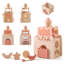 9-in-1 Wooden Castle Activity Cube with Mirror