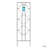 Alarise 79.75'' H x 24.75'' W Iron Trellis