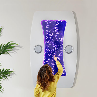 Handcrafted Indoor Acrylic Wall Base Fountain with Lights