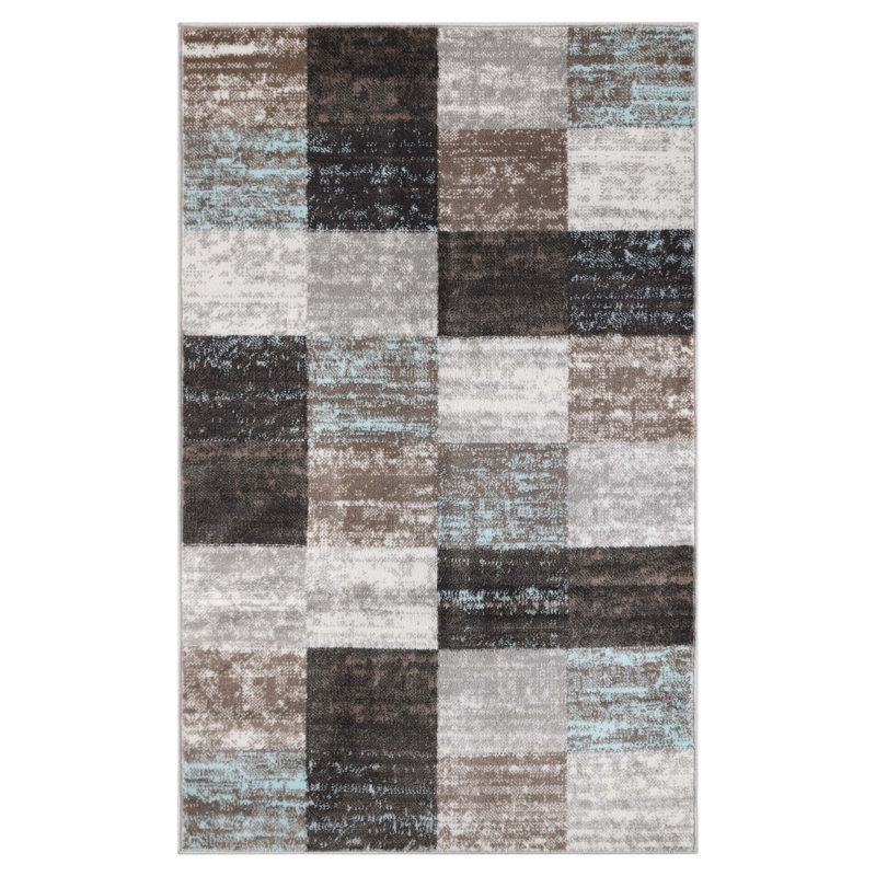 Ahvianna Geometric Indoor Rug, Rectangle 6' x 9'