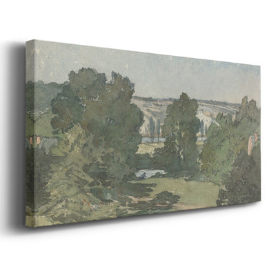 Série paysage - MLI - Toile tendue avec châssis encadré - Prêt à être accroché