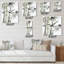Horloge murale en bambou monochrome-1527992459