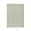Tapis intérieur lavable rayé vert sauge 5 pi x 8 pi