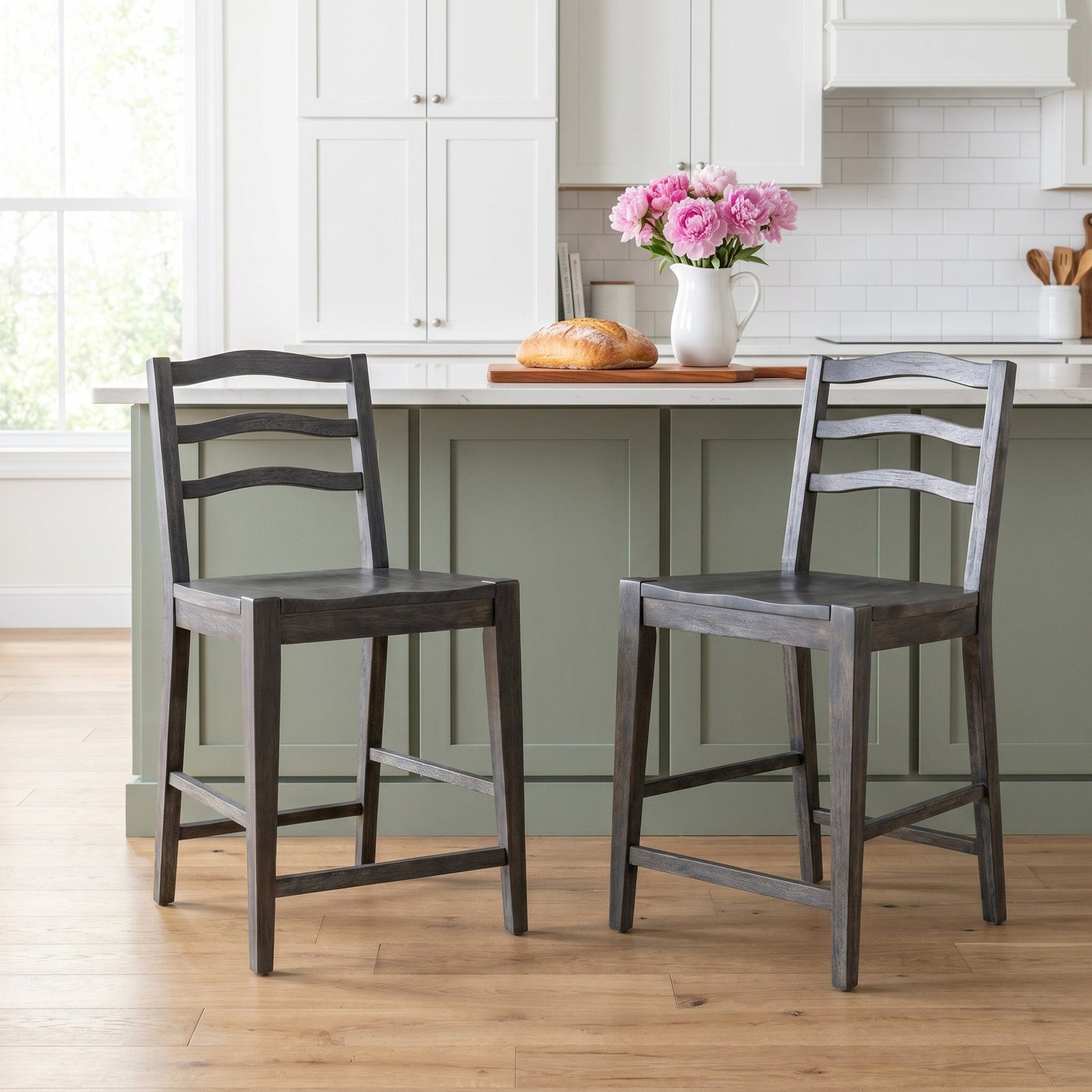 Mizuki 24" Bar Stool