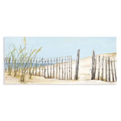 Beach Fence Opening Canvas, design by Patricia Pinto