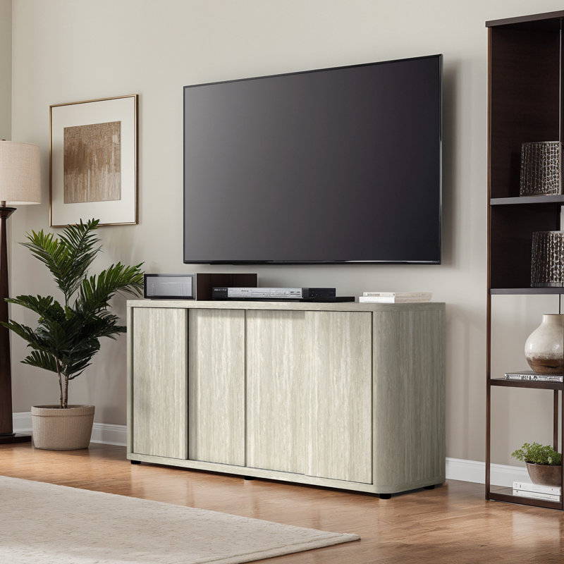 Caomhan 59" 4 Door Tv Stand for TVs up to 65", Tavertine