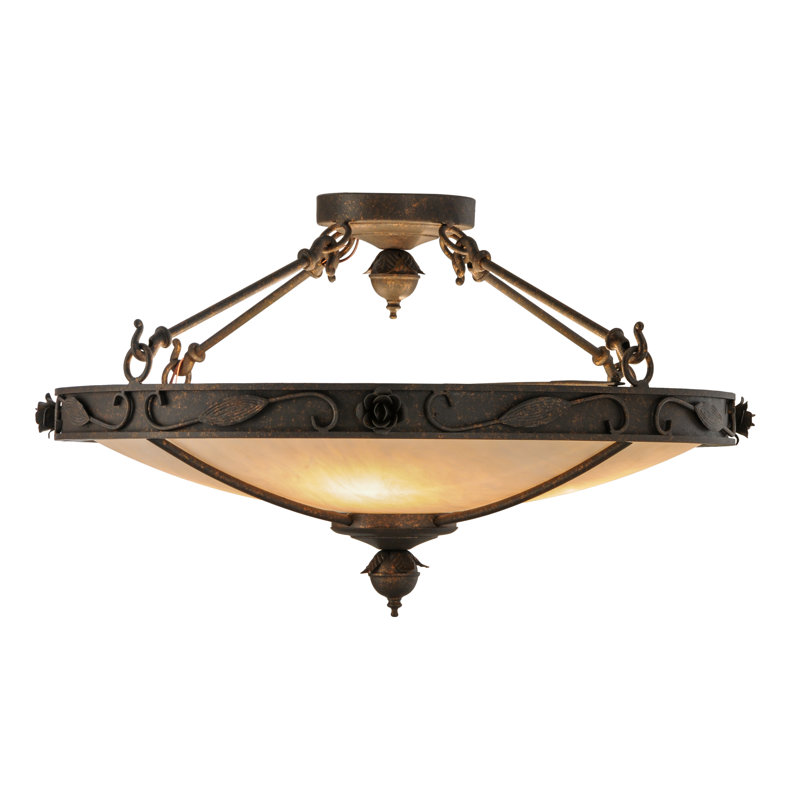 4 - Light Semi Flush Mount