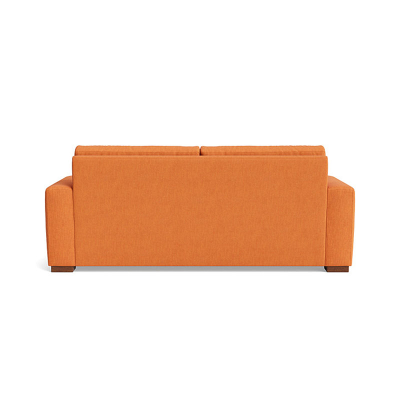 Couch Potato Sofa (85"), Performance Weave - Carrot