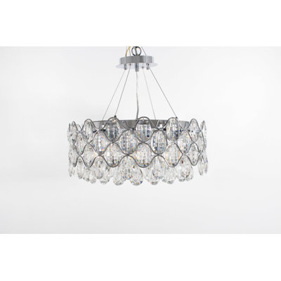 8-Light Crystal Chandelier